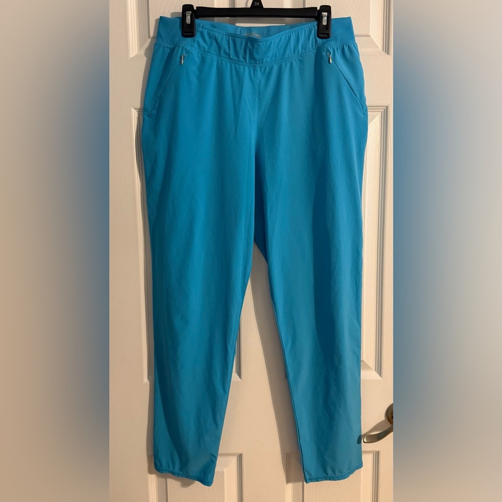 Lilly Pulitzer Luxletic Weekender Pants Blue – Size Large